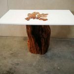 mesita muebles de resina